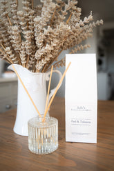 JoJo's Hand Poured Reed Diffuser - Oud & Tobacco