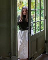 AUDREY SKIRT | SATIN | CHAMPAGNE