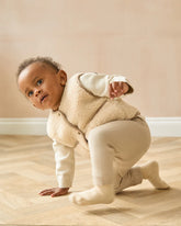 Be Happy Baby Sock | Biscuit/ Ivory