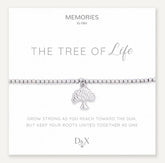 Memories: "THE TREE OF LIFE" | Tree Bracelet | White Gold-Plated
