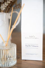JoJo's Hand Poured Reed Diffuser - Oud & Tobacco