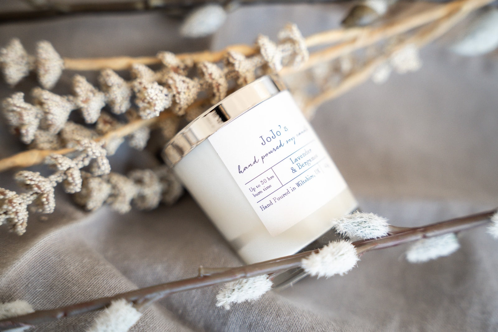 JoJo's Hand Poured Spy Candles - Lavender & Bergamot