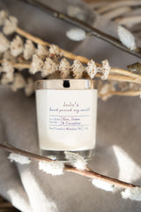 JoJo's Hand Poured Spy Candles - Aloe, Straw & Cucumber