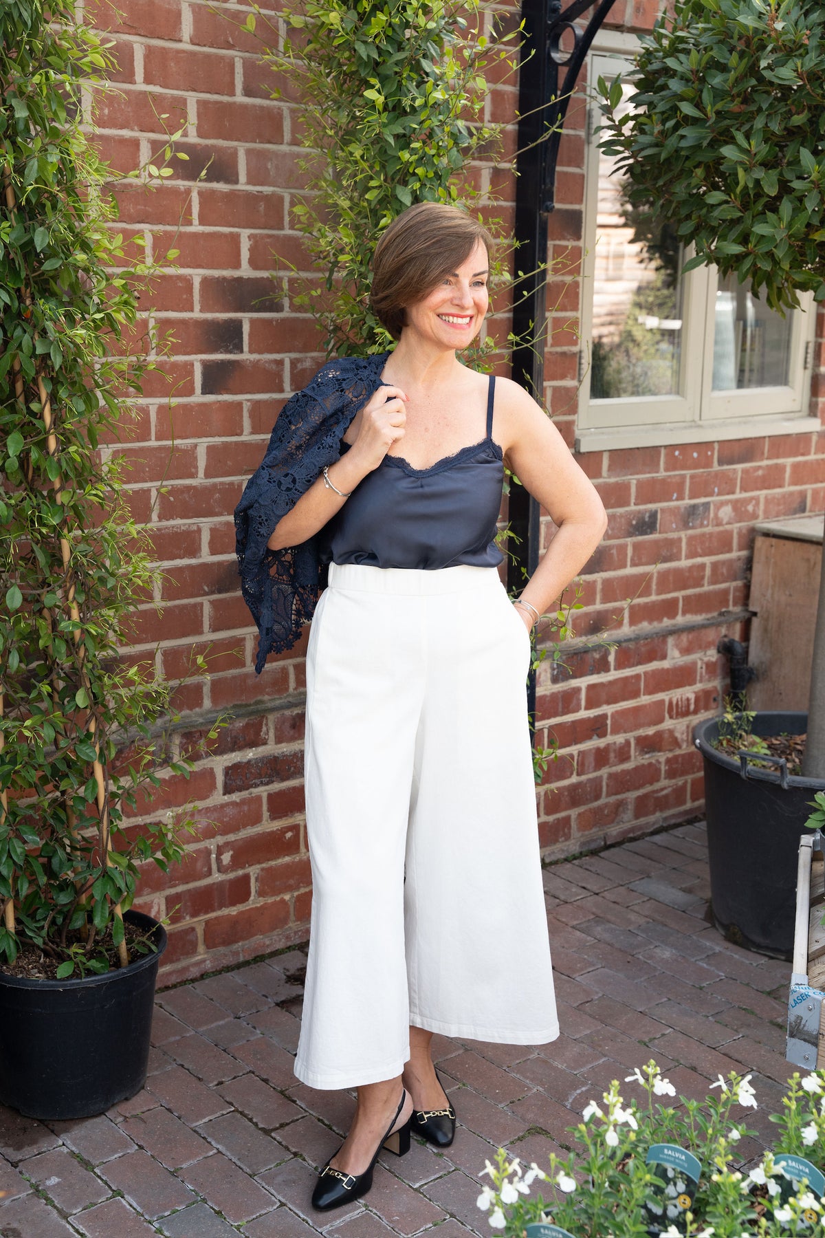 Silk vest top