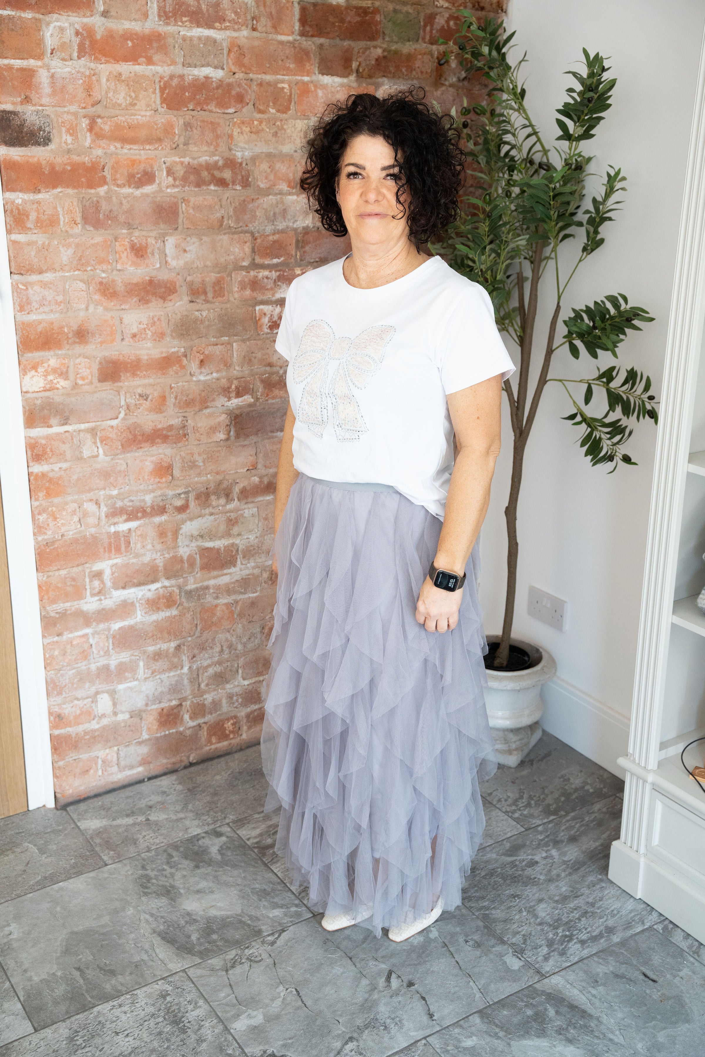 Layered Net Skirt