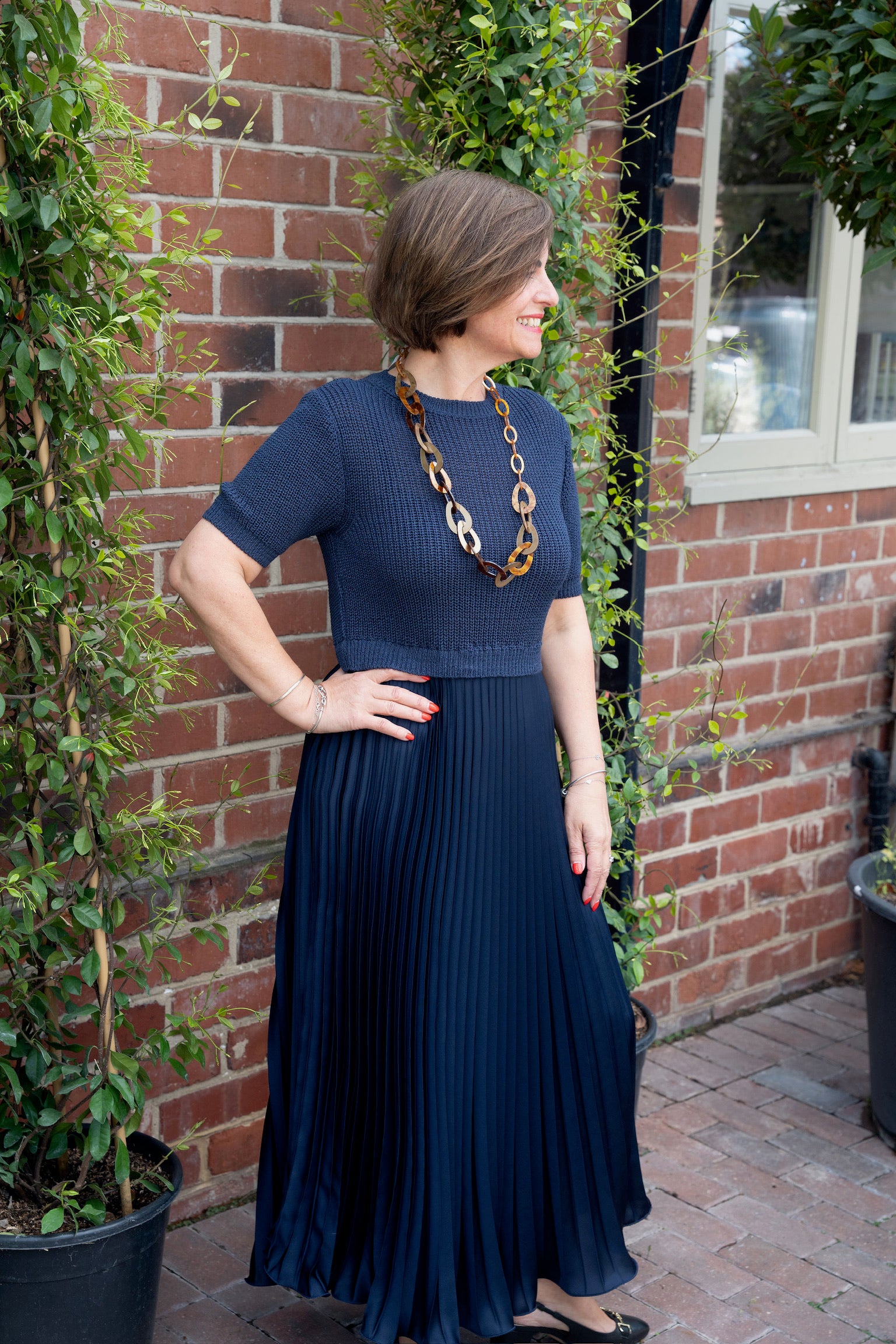 Pleated Dress