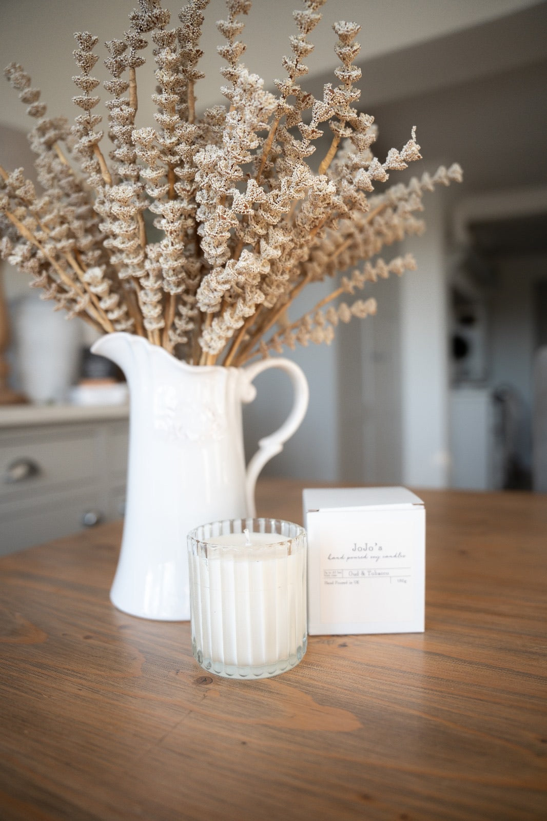 JoJo's Hand Poured Spy Candles - Oud & Tobacco
