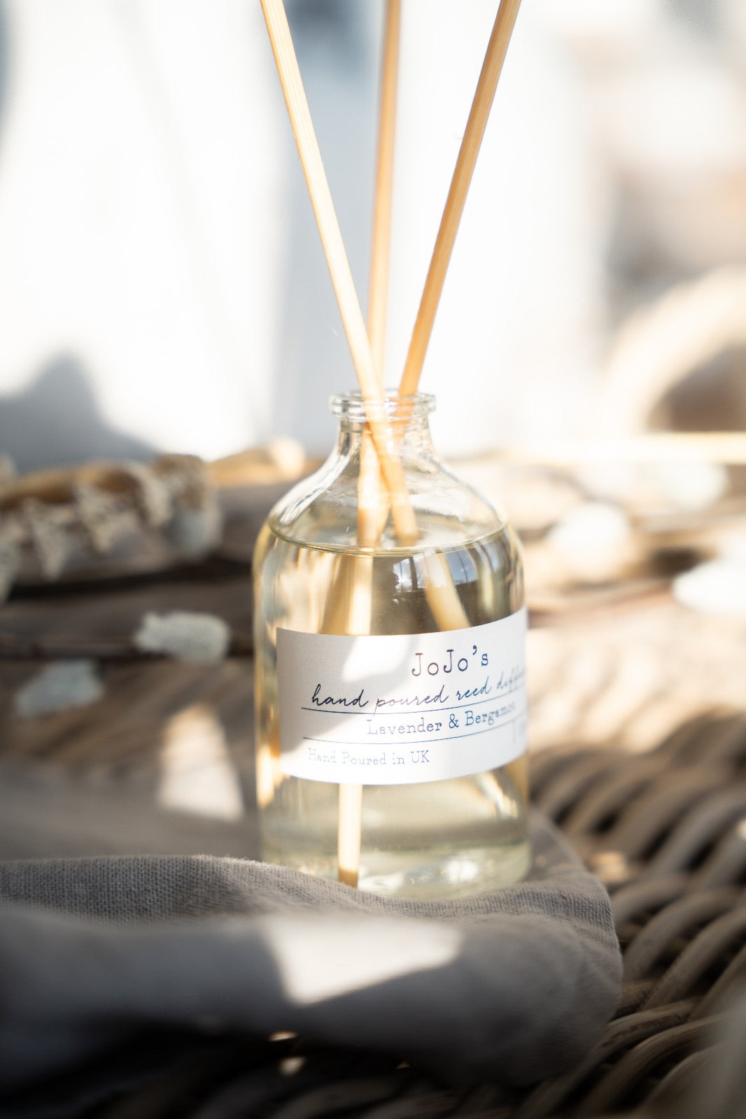 JoJo's Hand Poured Reed Diffuser - Lavender & Bergamot