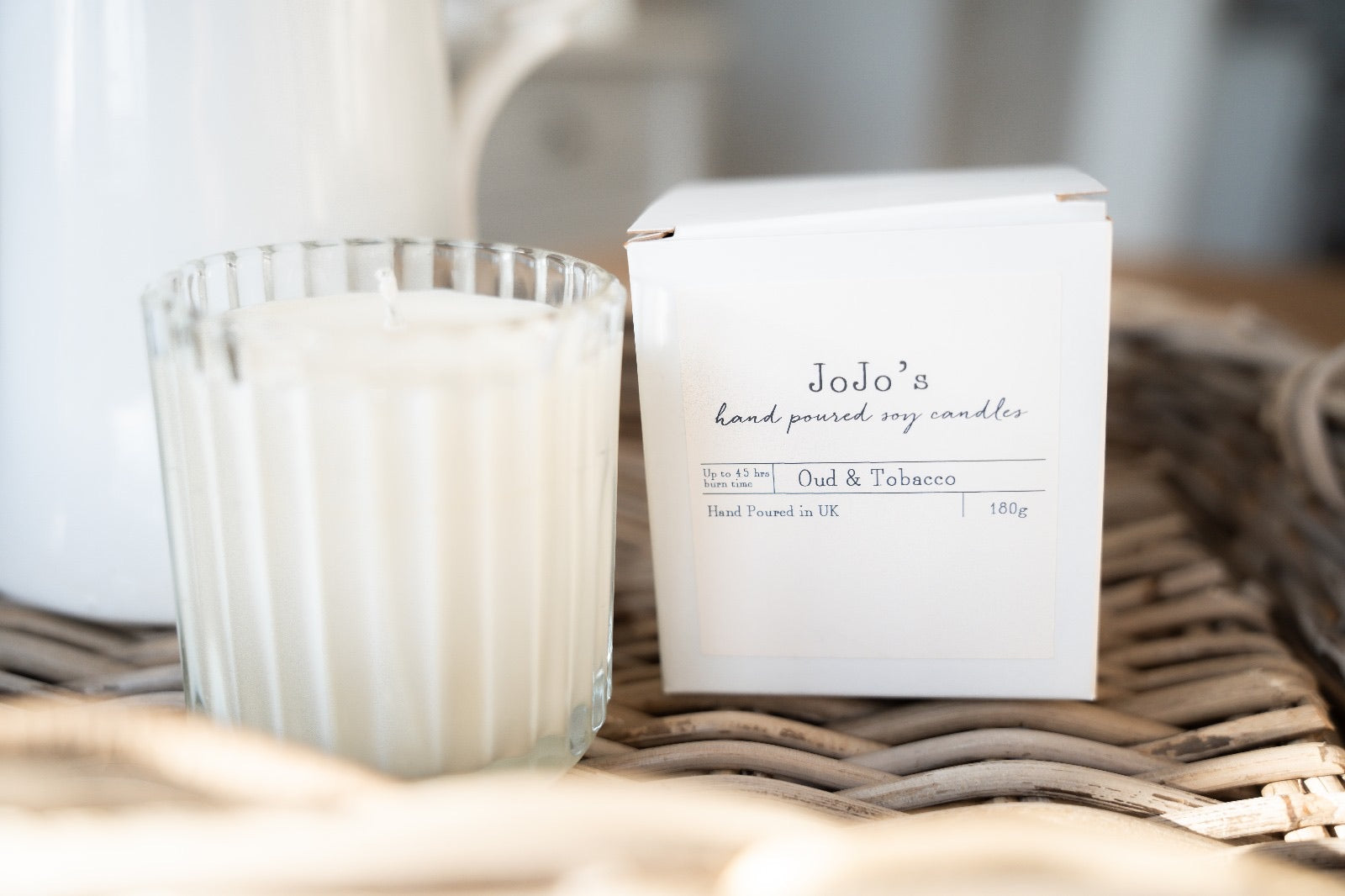 JoJo's Hand Poured Spy Candles - Oud & Tobacco