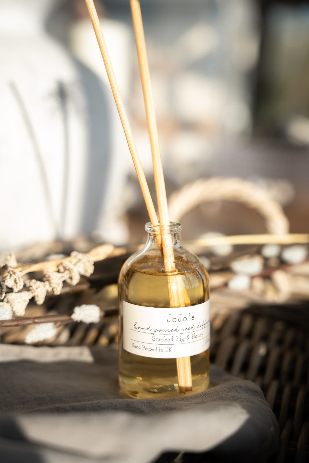 JoJo's Hand Poured Reed Diffusers - Smoked Fig & Honey
