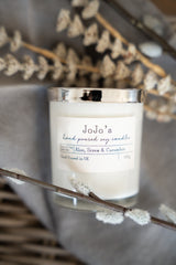 JoJo's Hand Poured Spy Candles - Aloe, Straw & Cucumber