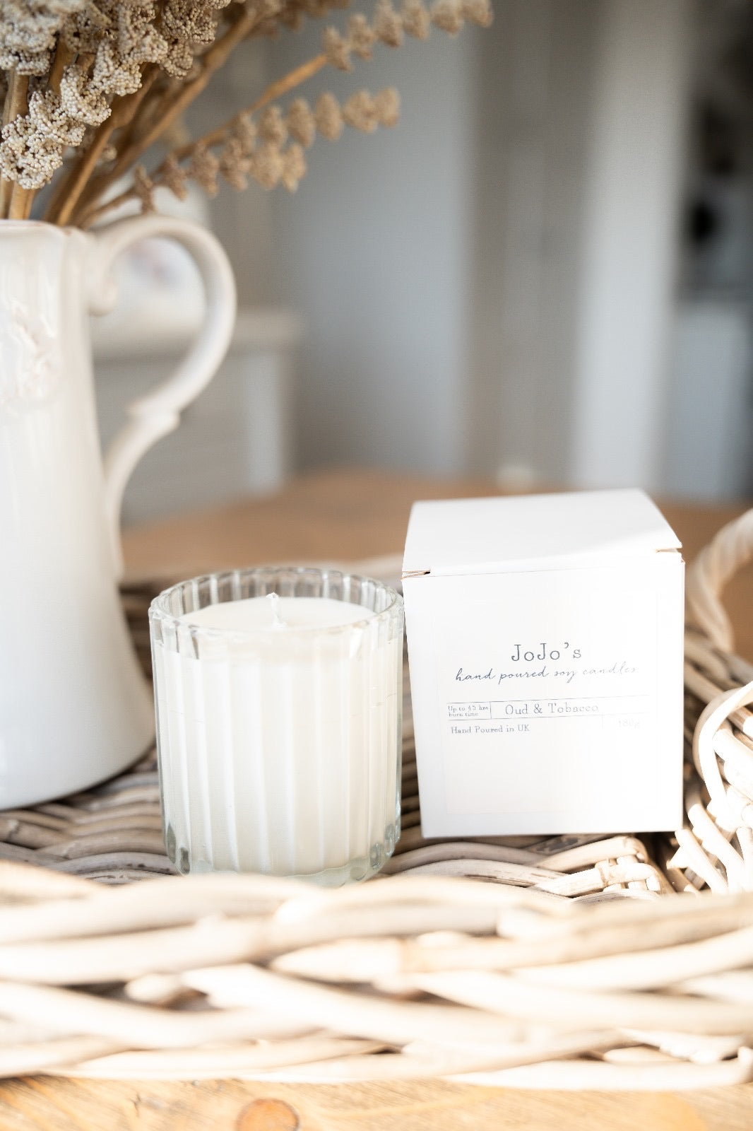 JoJo's Hand Poured Spy Candles - Oud & Tobacco
