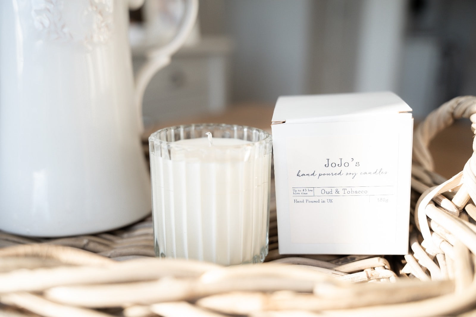 JoJo's Hand Poured Spy Candles - Oud & Tobacco