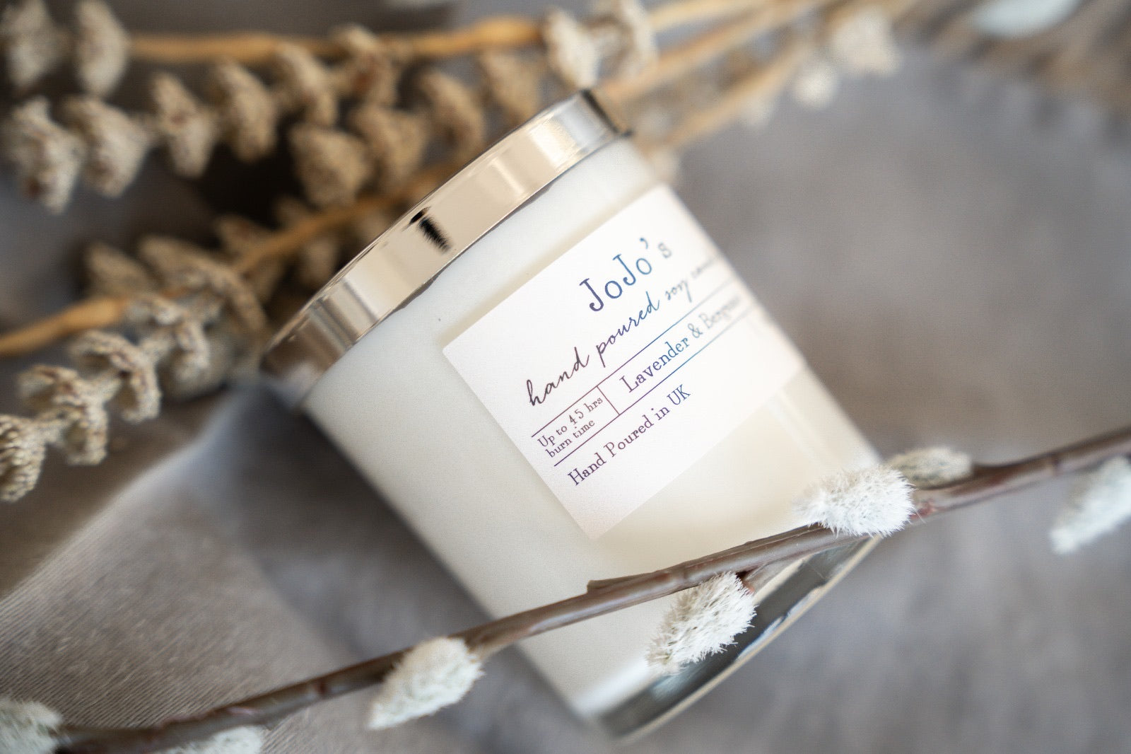 JoJo's Hand Poured Spy Candles - Lavender & Bergamot