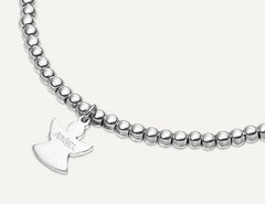 Memories: "YOU'RE AN ANGEL" | Angel Wings Bracelet | White Gold-Plated