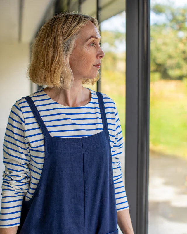 Chalk Grace Linen Jumpsuit