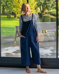 Chalk Grace Linen Jumpsuit