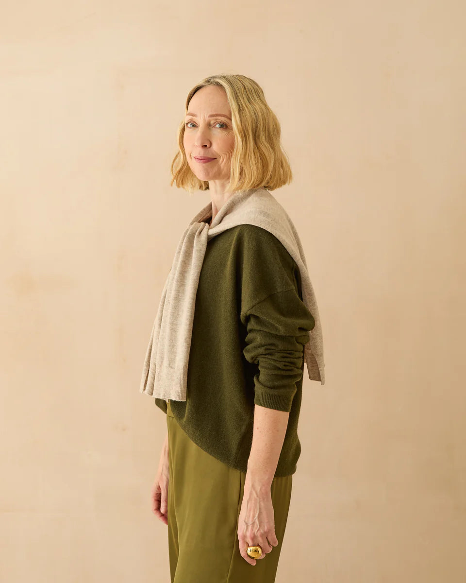Tori Shrug | Light Fawn