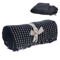 Cotton Throw | Navy