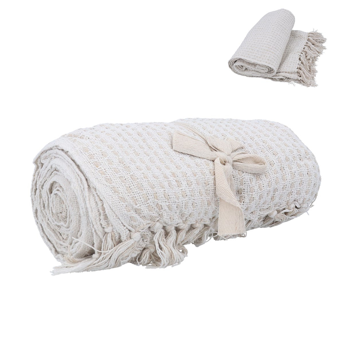 Cotton Throw | Off White